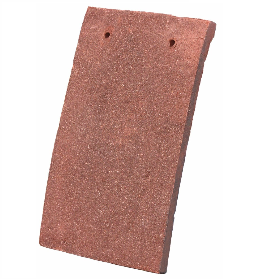 Russet Brown peg tile with deep, earthy clay colouring