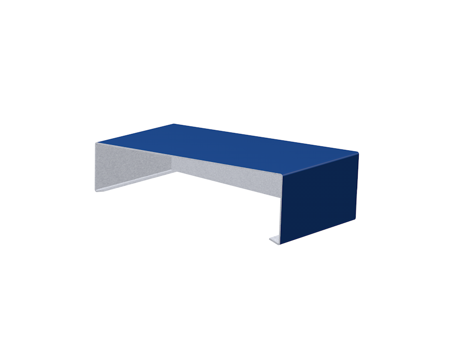 Alumasc Skyline SC75 Sloped Aluminium Right Hand Closed Stop End