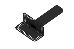 DEKS Corner Fitting TPE Perforated Flange Horizontal Parapet Drain Square