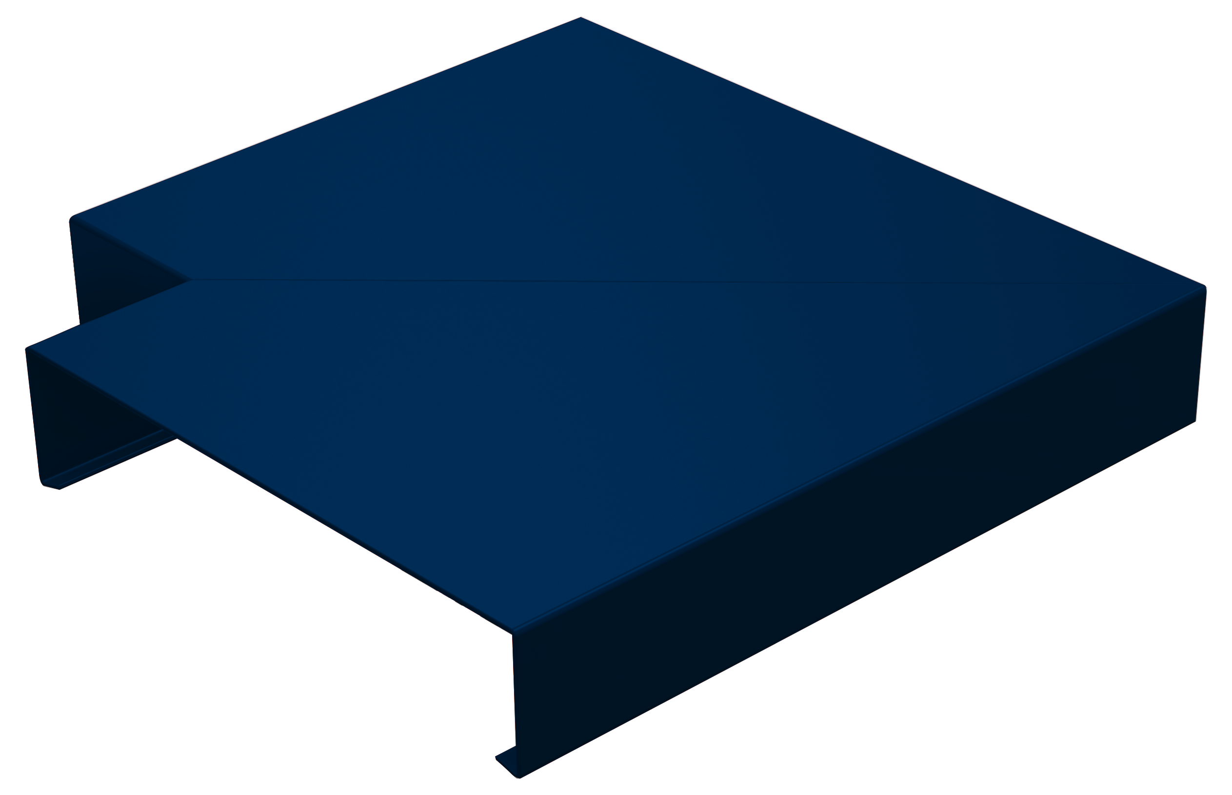 Alumasc Skyline SC87 Aluminium 90° External Corner Sloped Coping