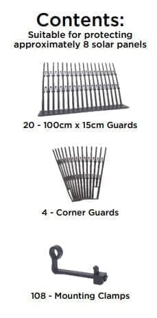 Solarguard® Protection System for Solar Panel Bird Protection