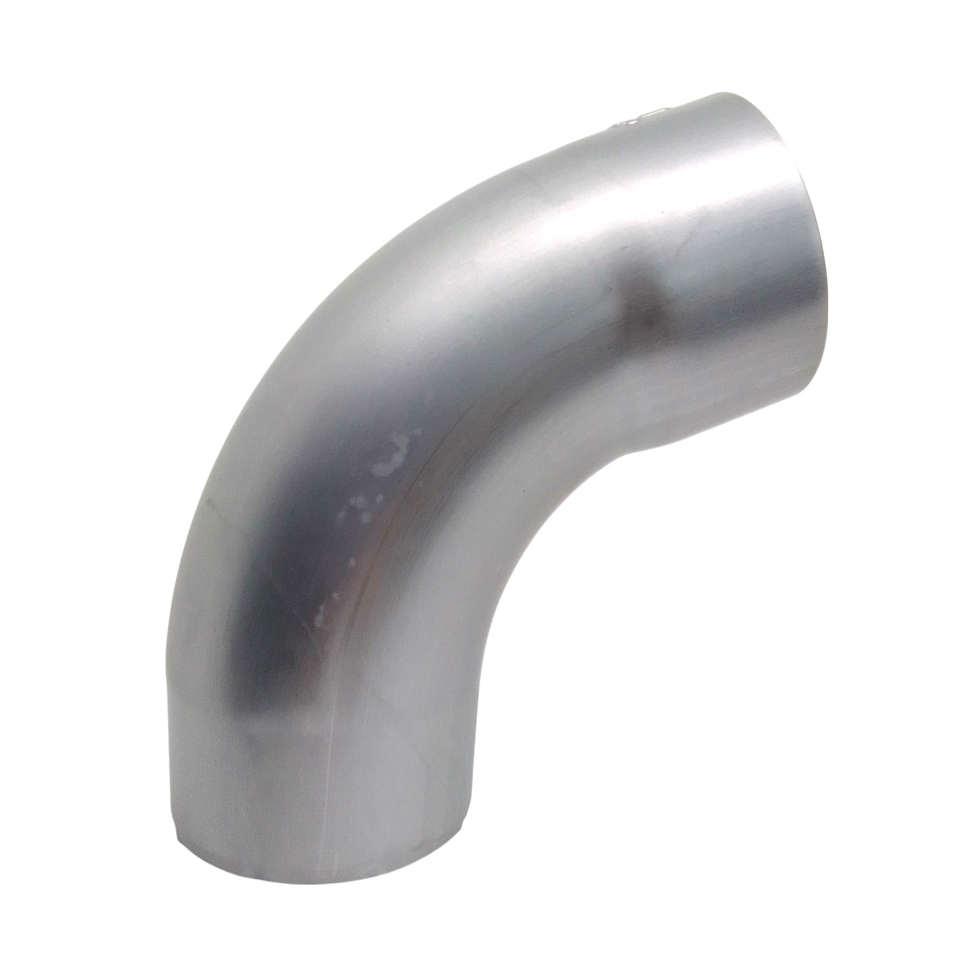Metal Gutta stainless steel 85º 80mm downpipe bend for guiding rainwater around walls.