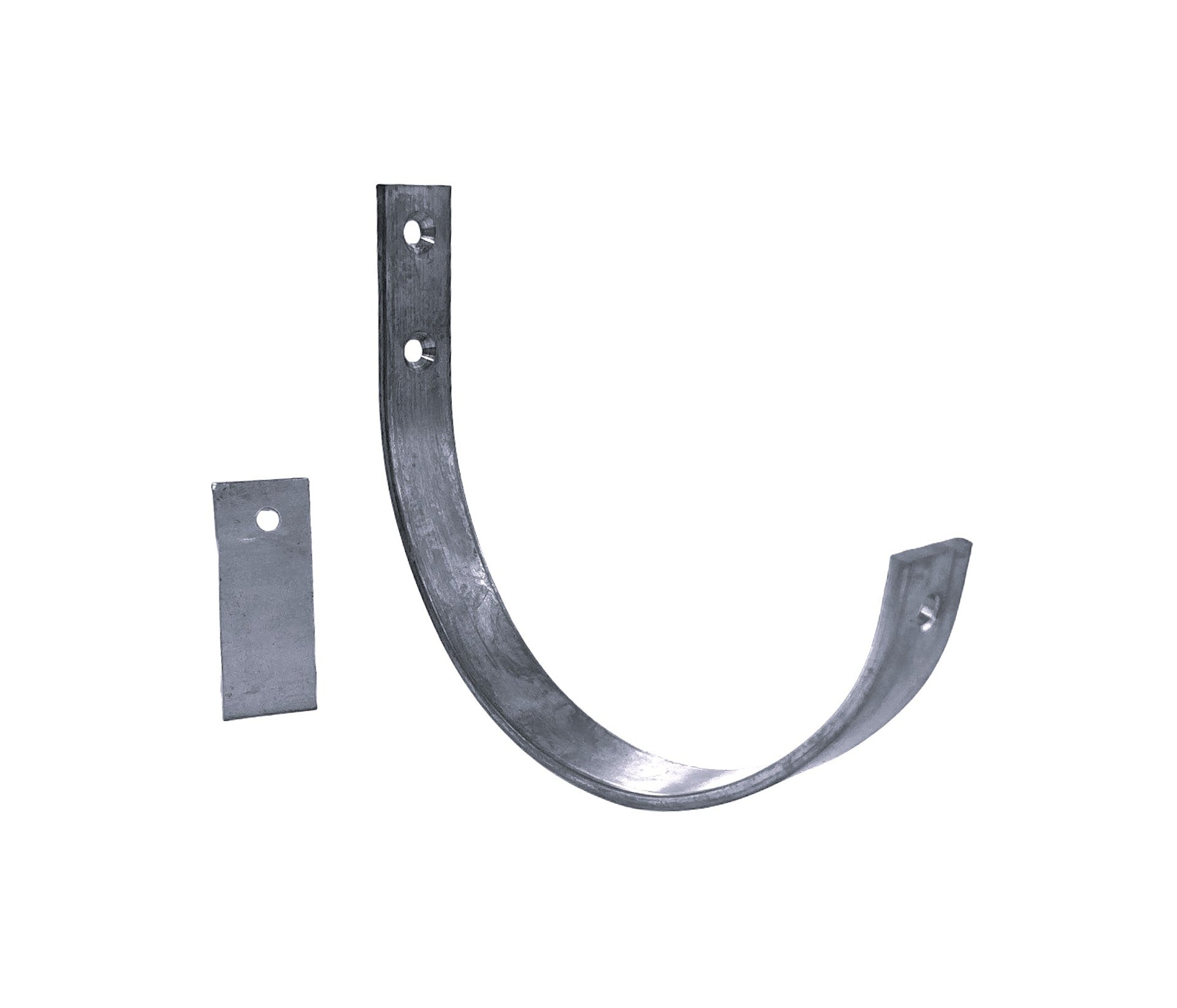 Metal Gutta stainless steel half round 125mm loose tab fascia bracket for gutter support.