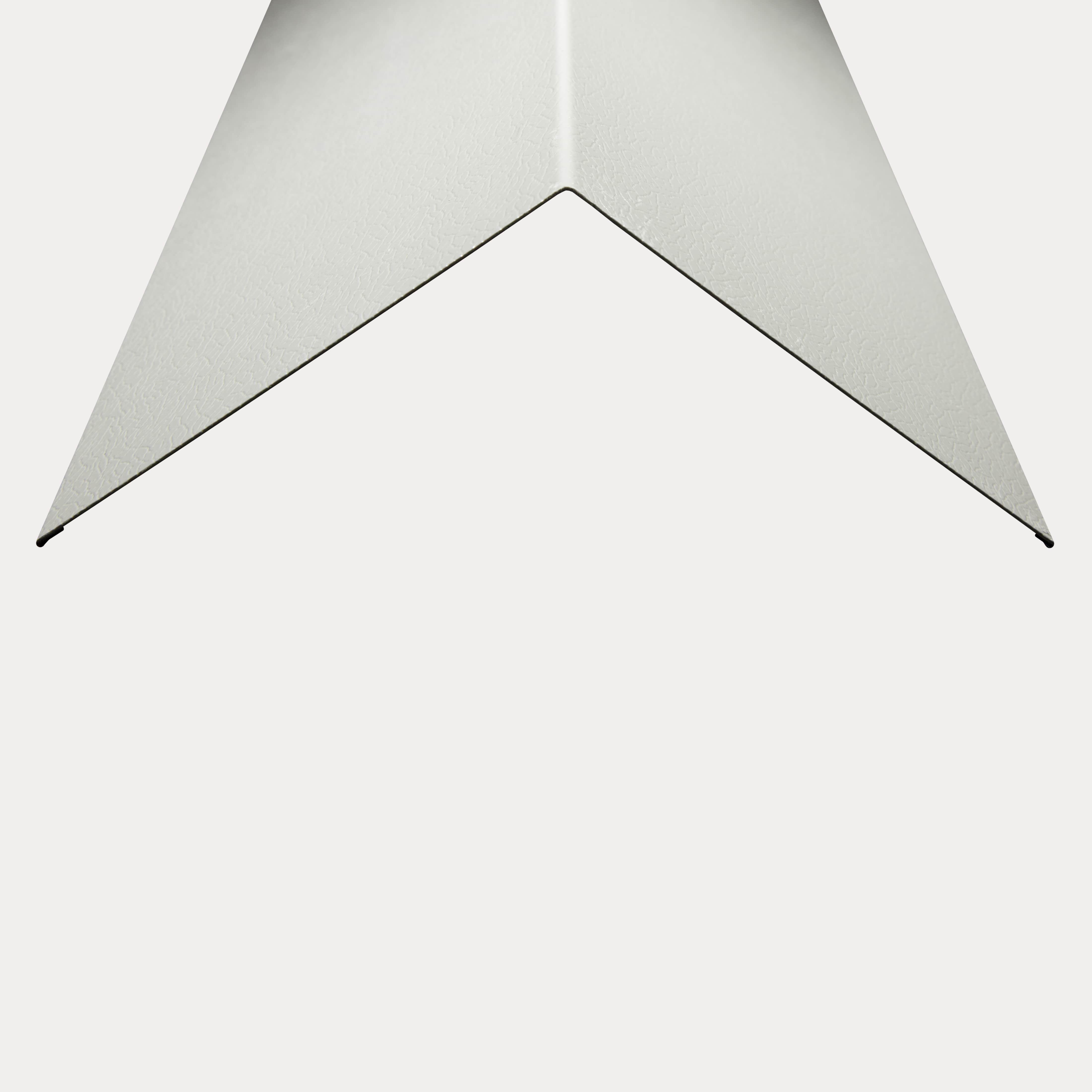 Hornsey Plastisol Coated Steel Standard Bargeboard Flashing - Pure White