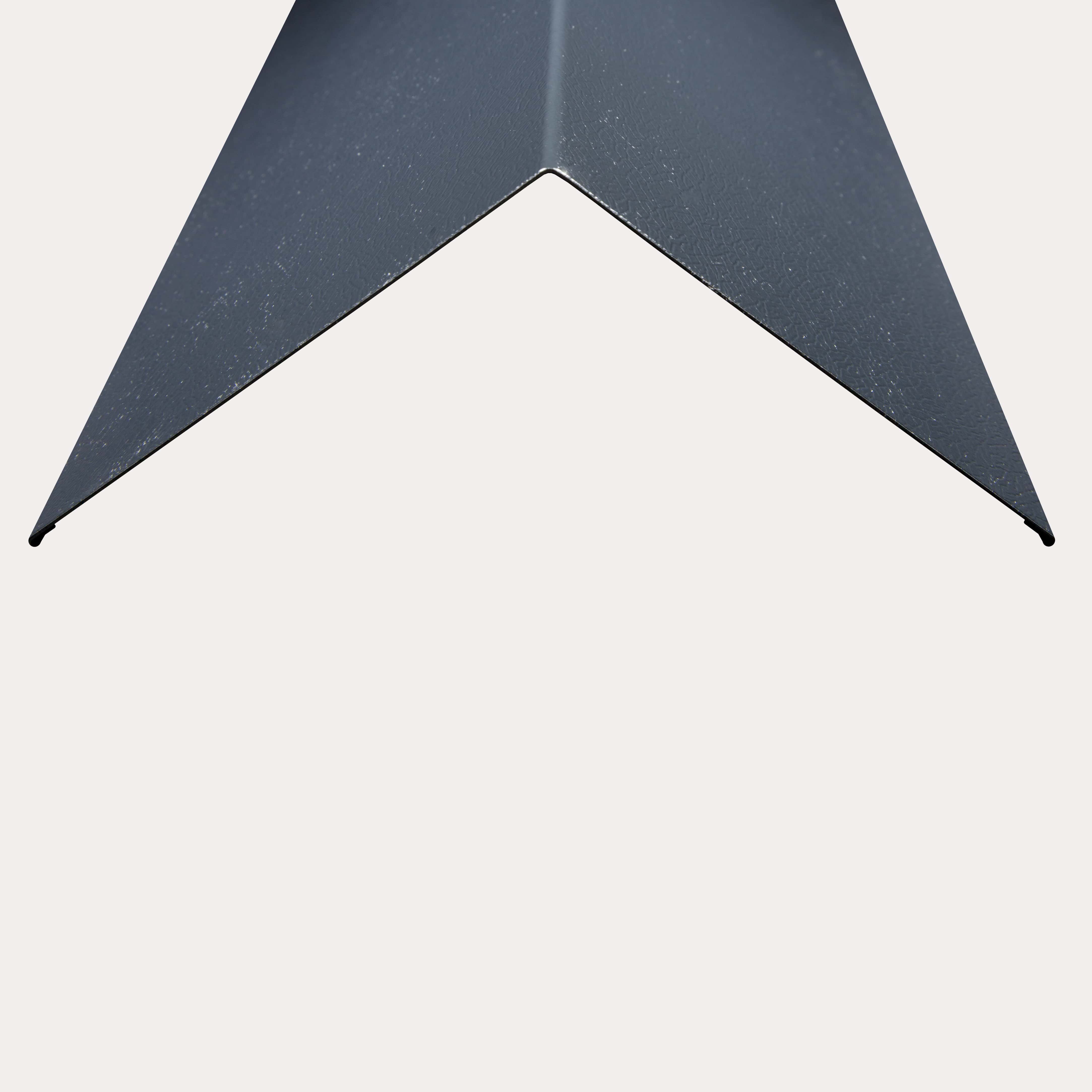 Hornsey Plastisol Coated Steel Standard Bargeboard Flashing - Slate Blue