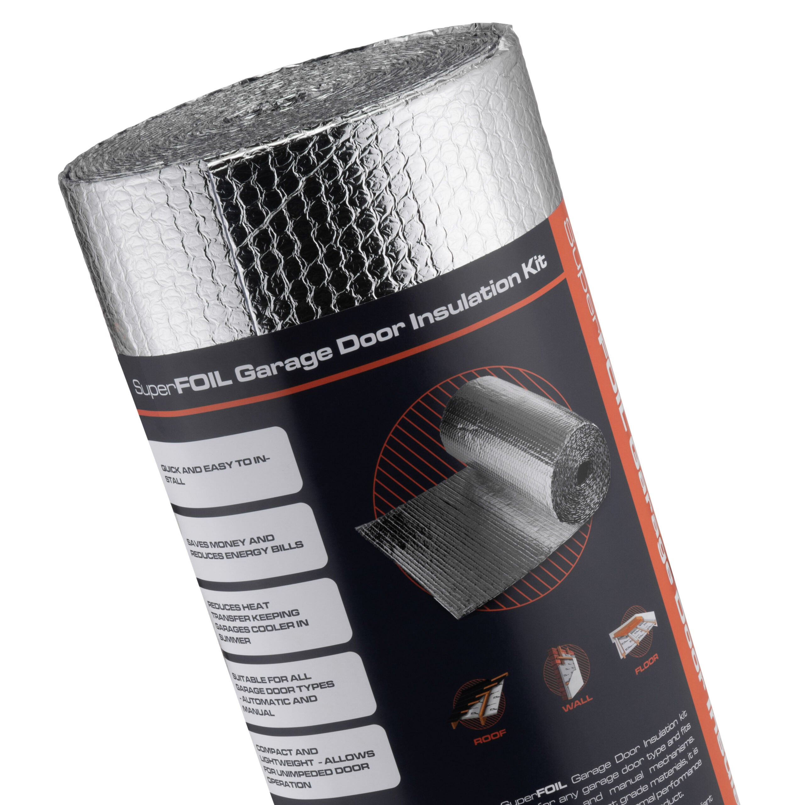 SuperFOIL Garage Door Insulation Kit 600mm x 10m
