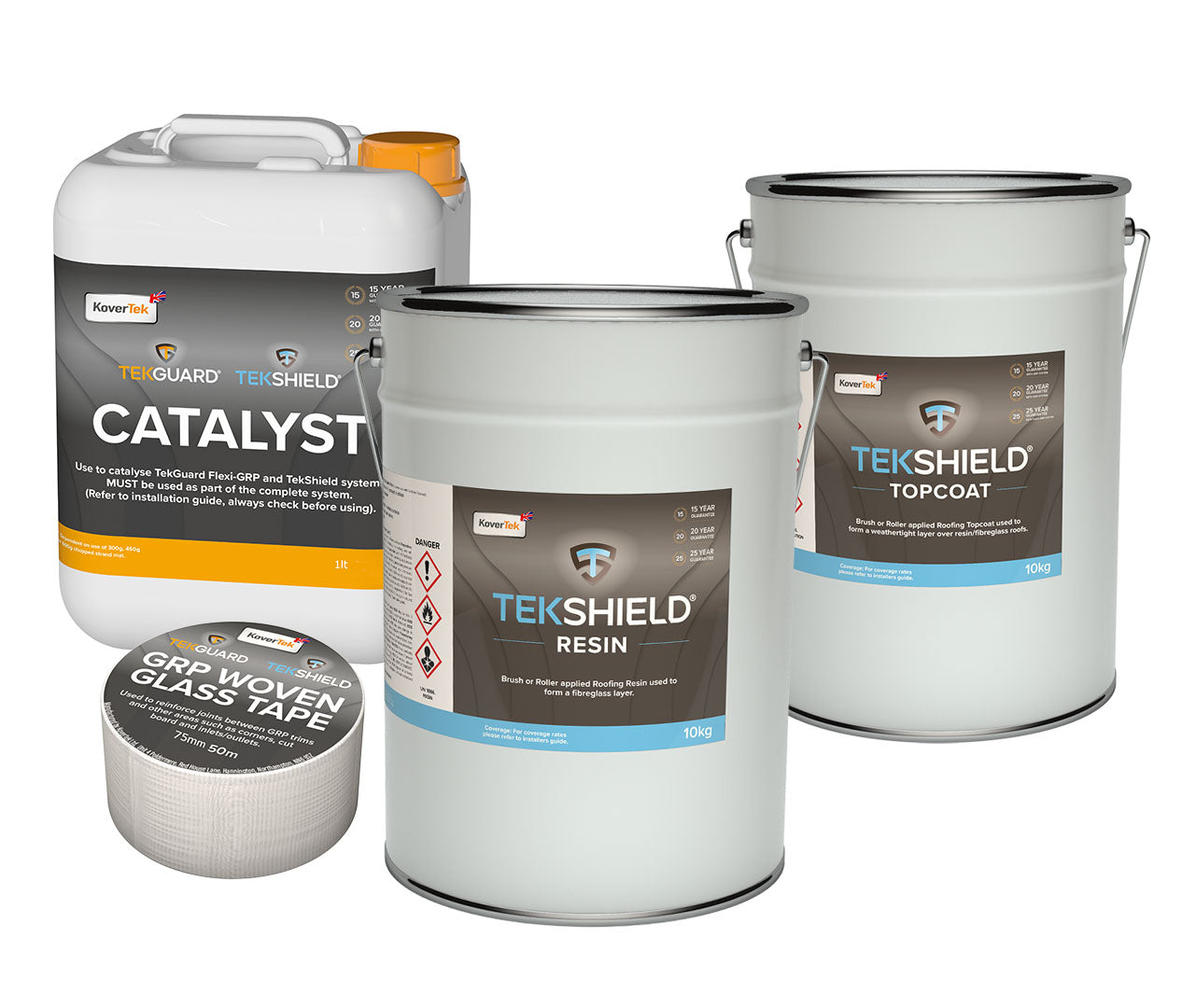 KoverTek TekShield GRP Standard Roof Kit 450g