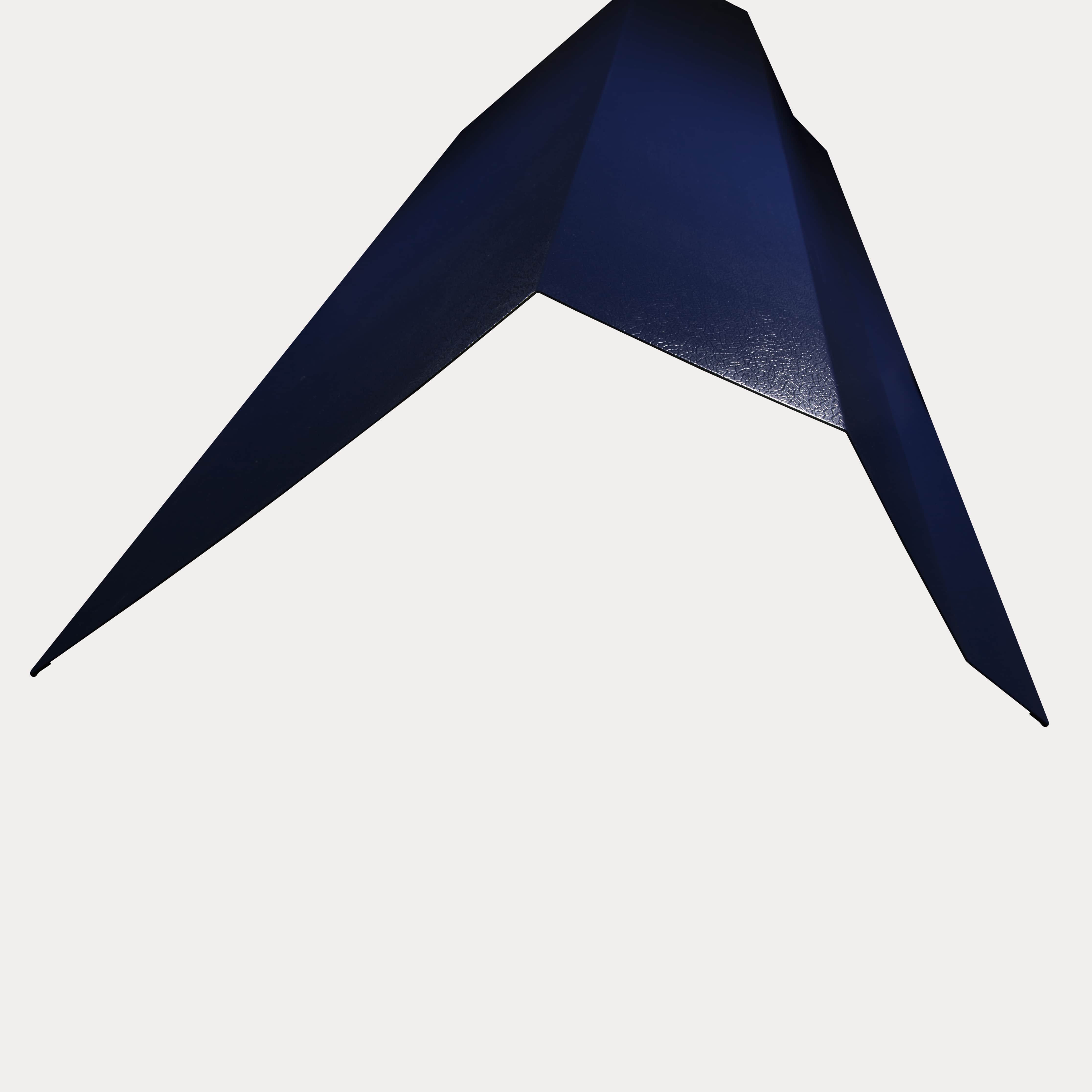 Hornsey Plastisol Coated Trimline Bargeboard Flashing - Sargasso Blue