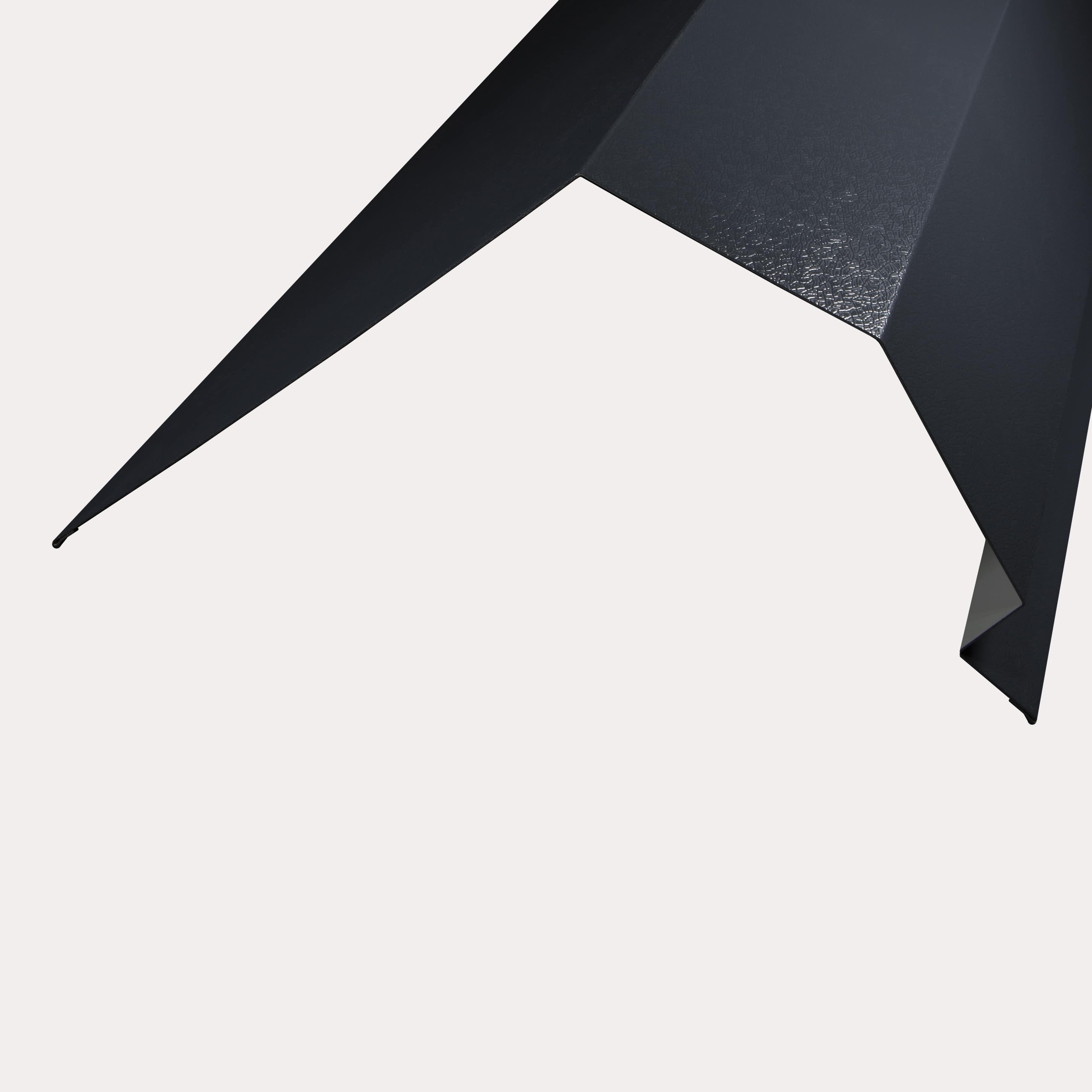 Hornsey Plastisol Coated Trimline Bargeboard Flashing - Anthracite Grey