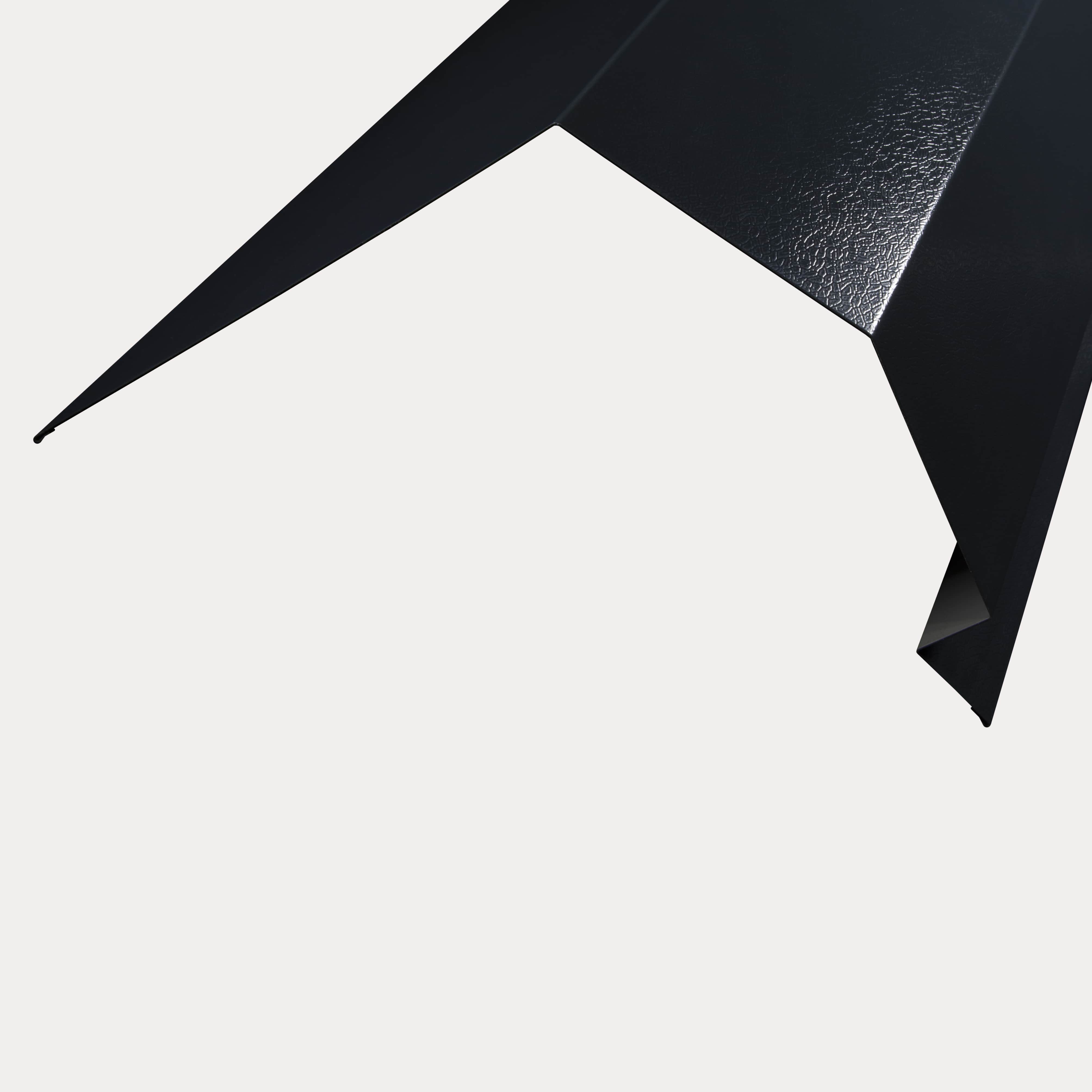 Hornsey Plastisol Coated Trimline Bargeboard Flashing - Slate Blue