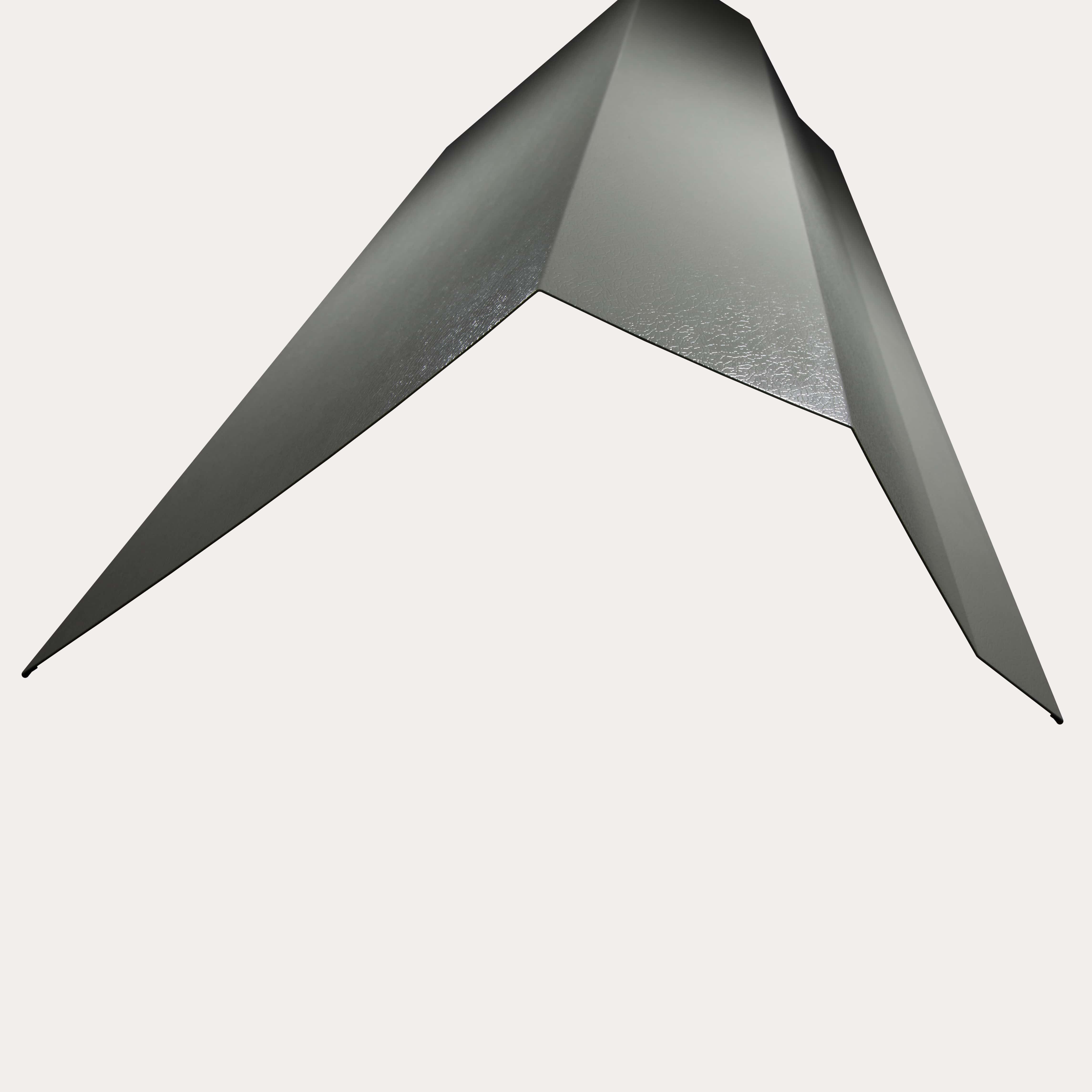 Hornsey Plastisol Coated Trimline Bargeboard Flashing - Goosewing Grey