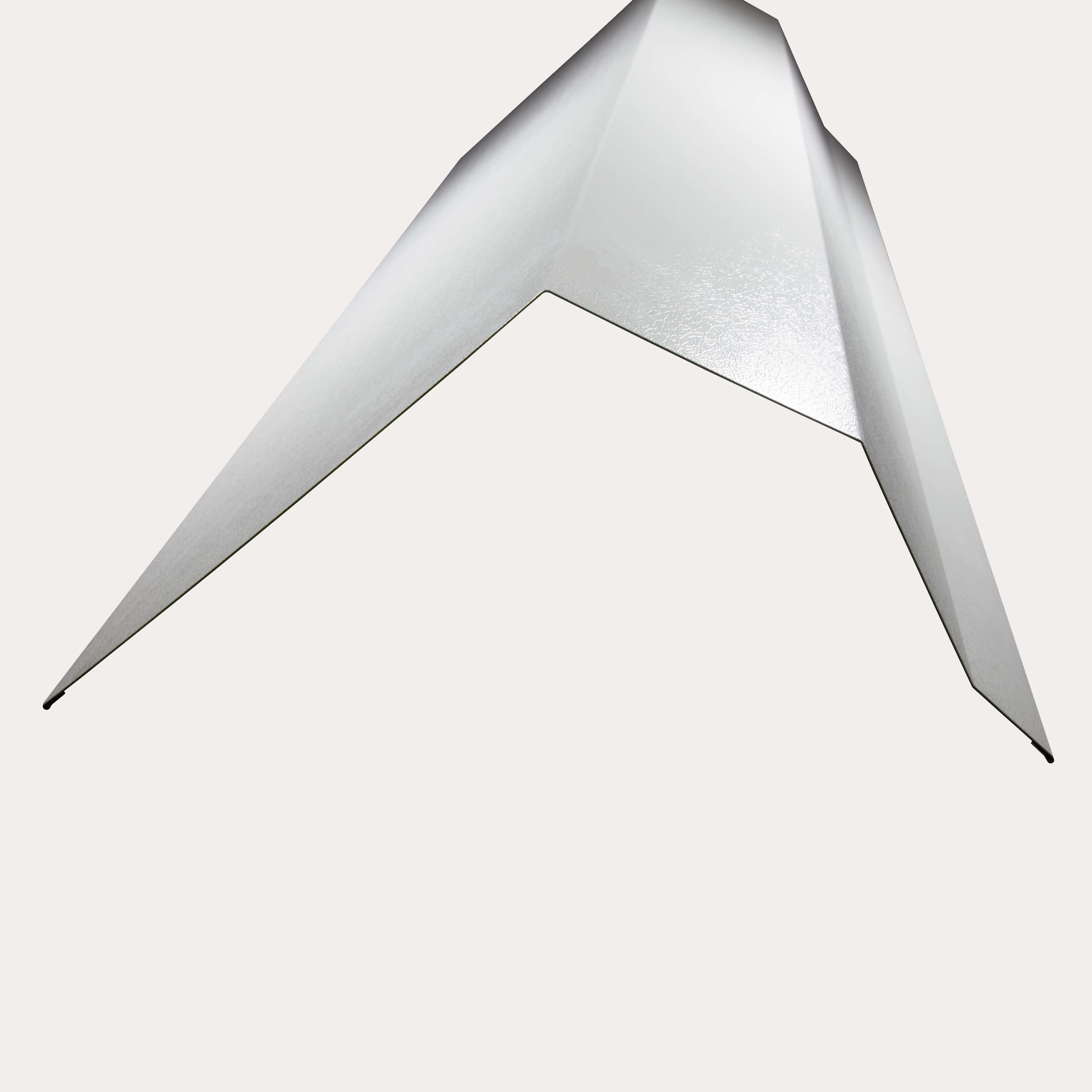 Hornsey Plastisol Coated Trimline Bargeboard Flashing - Pure White