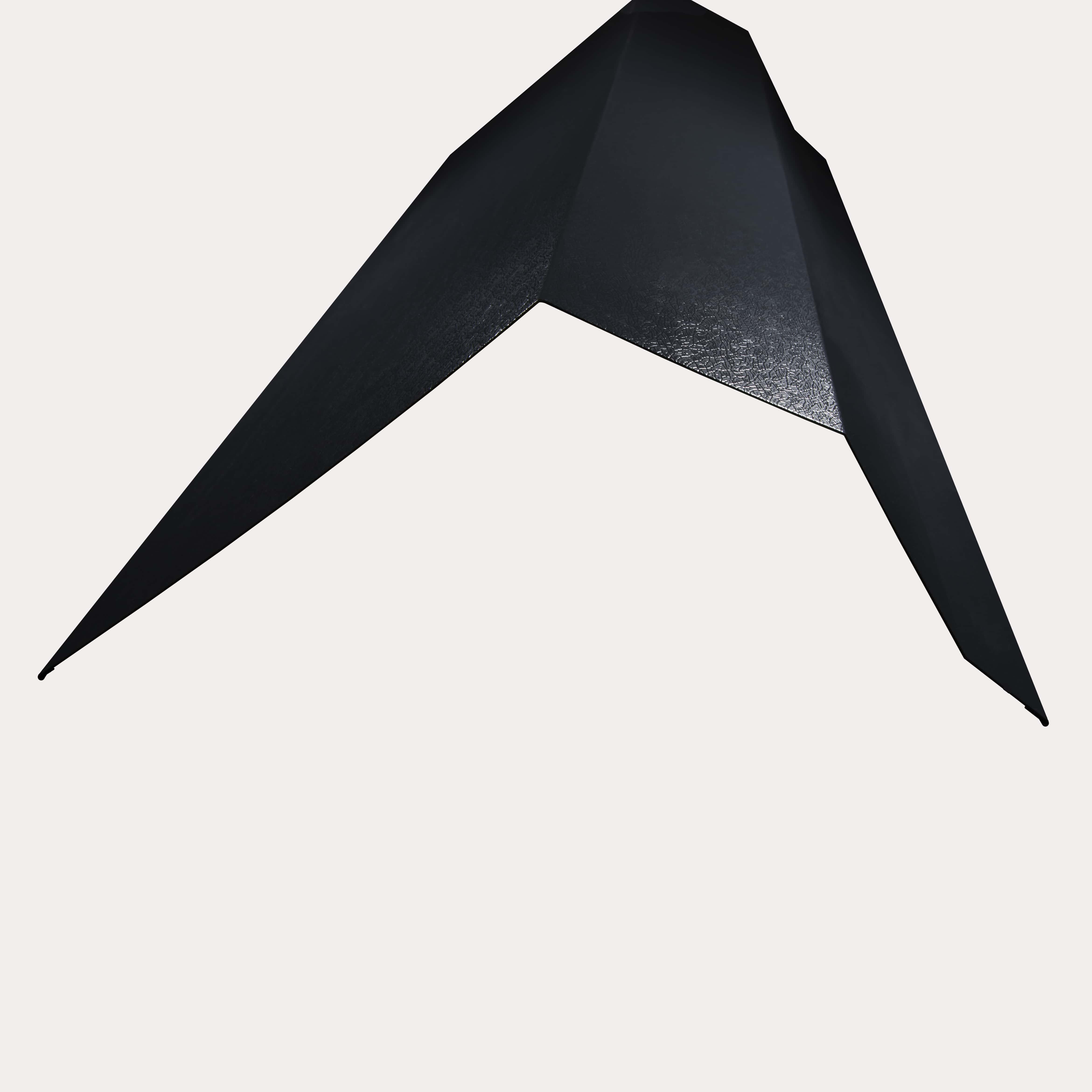 Hornsey Plastisol Coated Trimline Bargeboard Flashing - Slate Blue