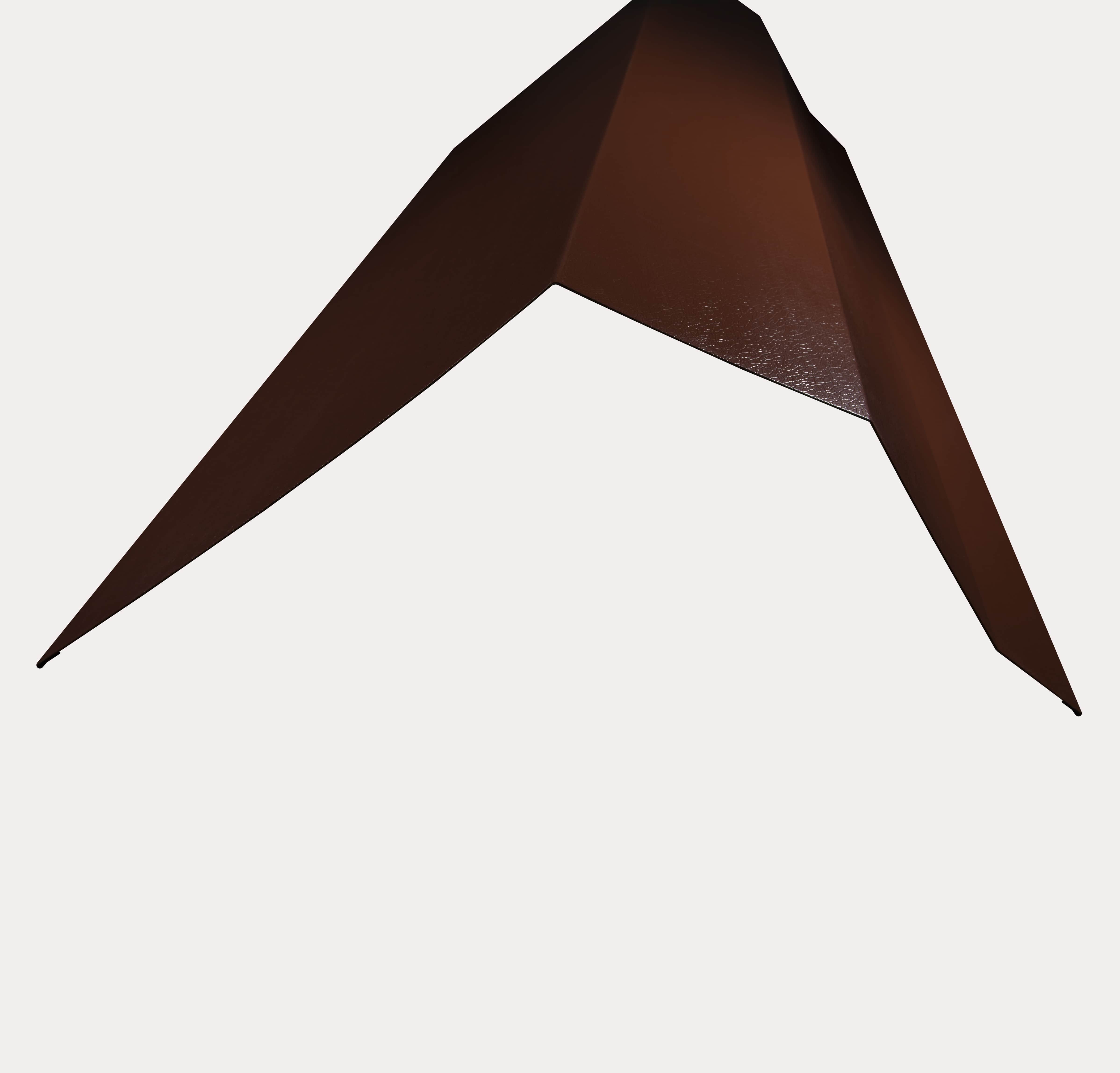 Hornsey Plastisol Coated Trimline Bargeboard Flashing - Terracotta Red