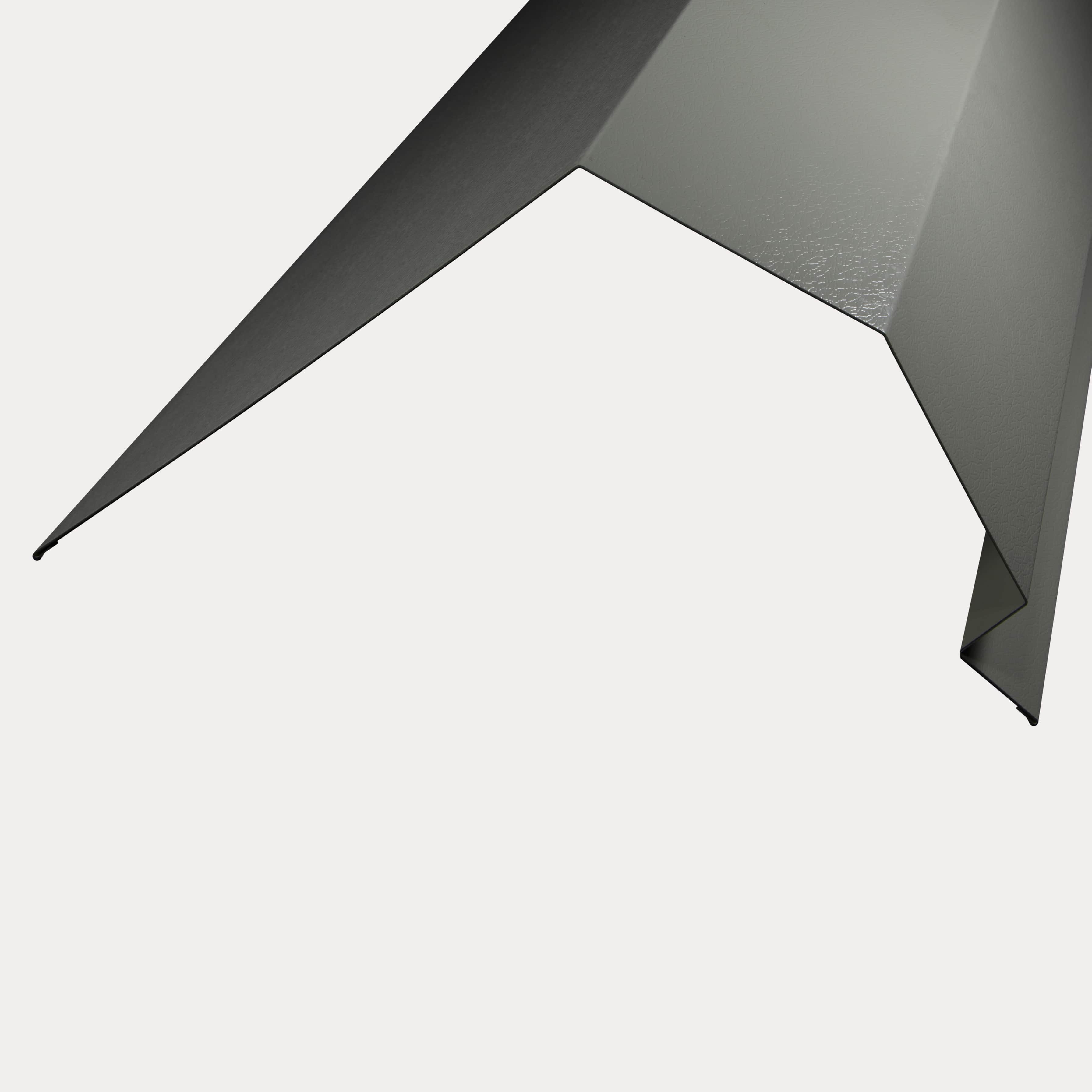 Hornsey Plastisol Coated Trimline Bargeboard Flashing - Goosewing Grey