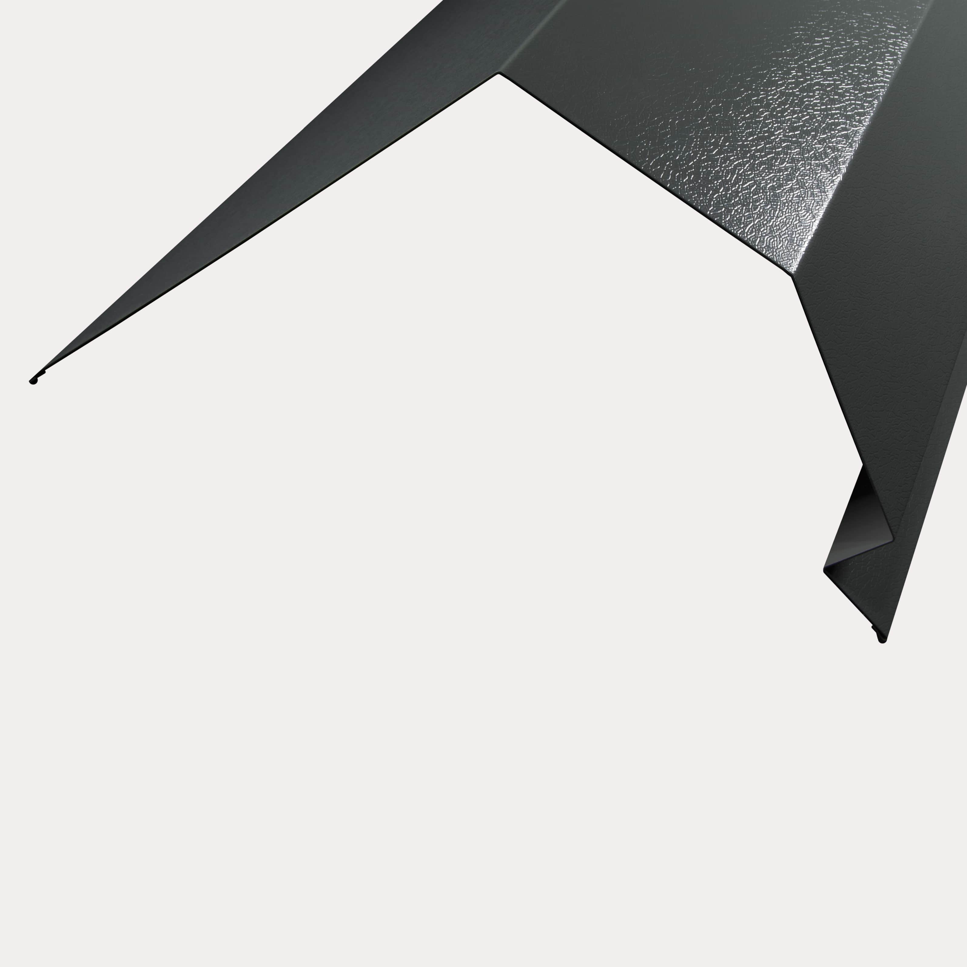 Hornsey Plastisol Coated Trimline Bargeboard Flashing - Merlin Grey