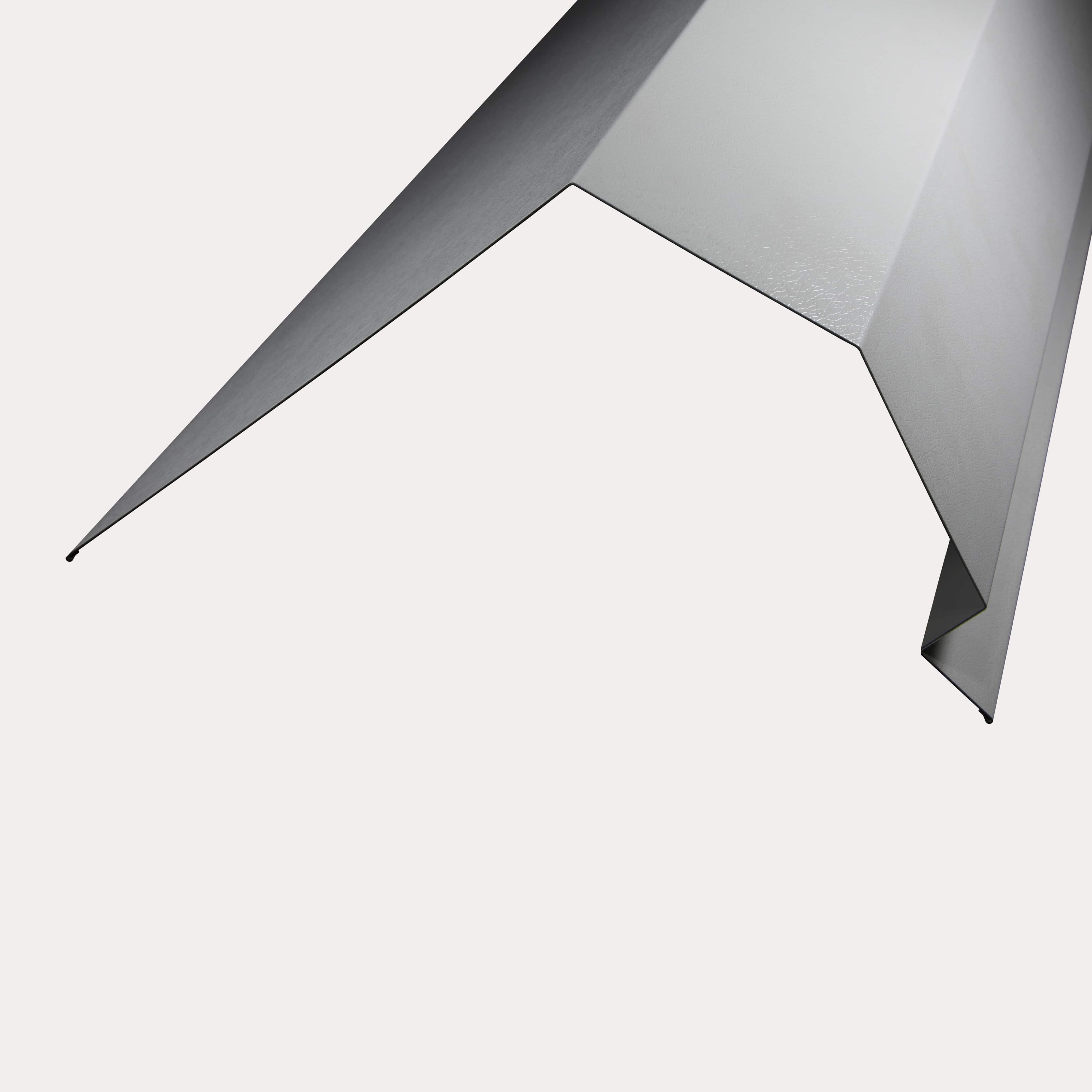 Hornsey Plastisol Coated Trimline Bargeboard Flashing - Pure White