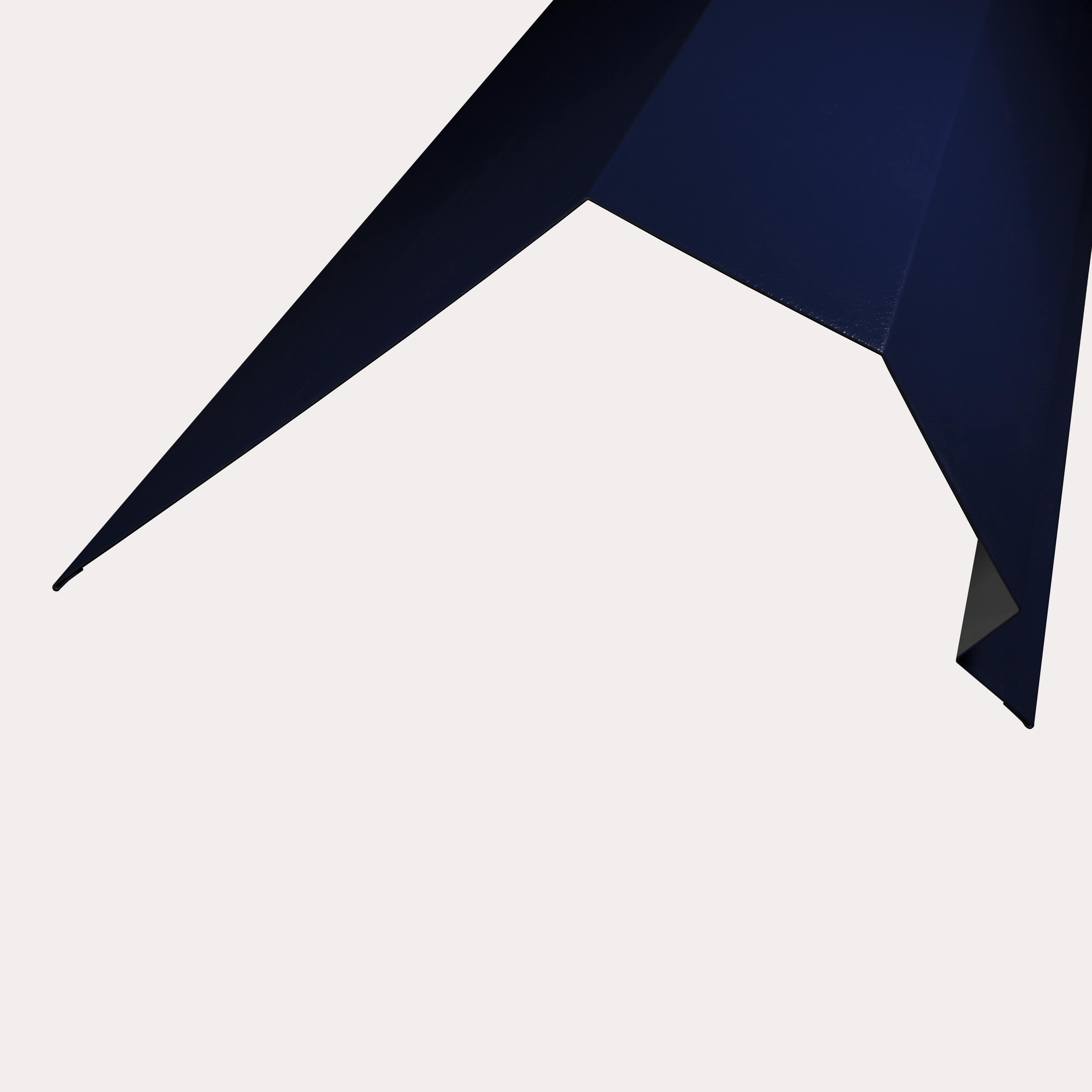 Hornsey Plastisol Coated Trimline Bargeboard Flashing - Sargasso Blue