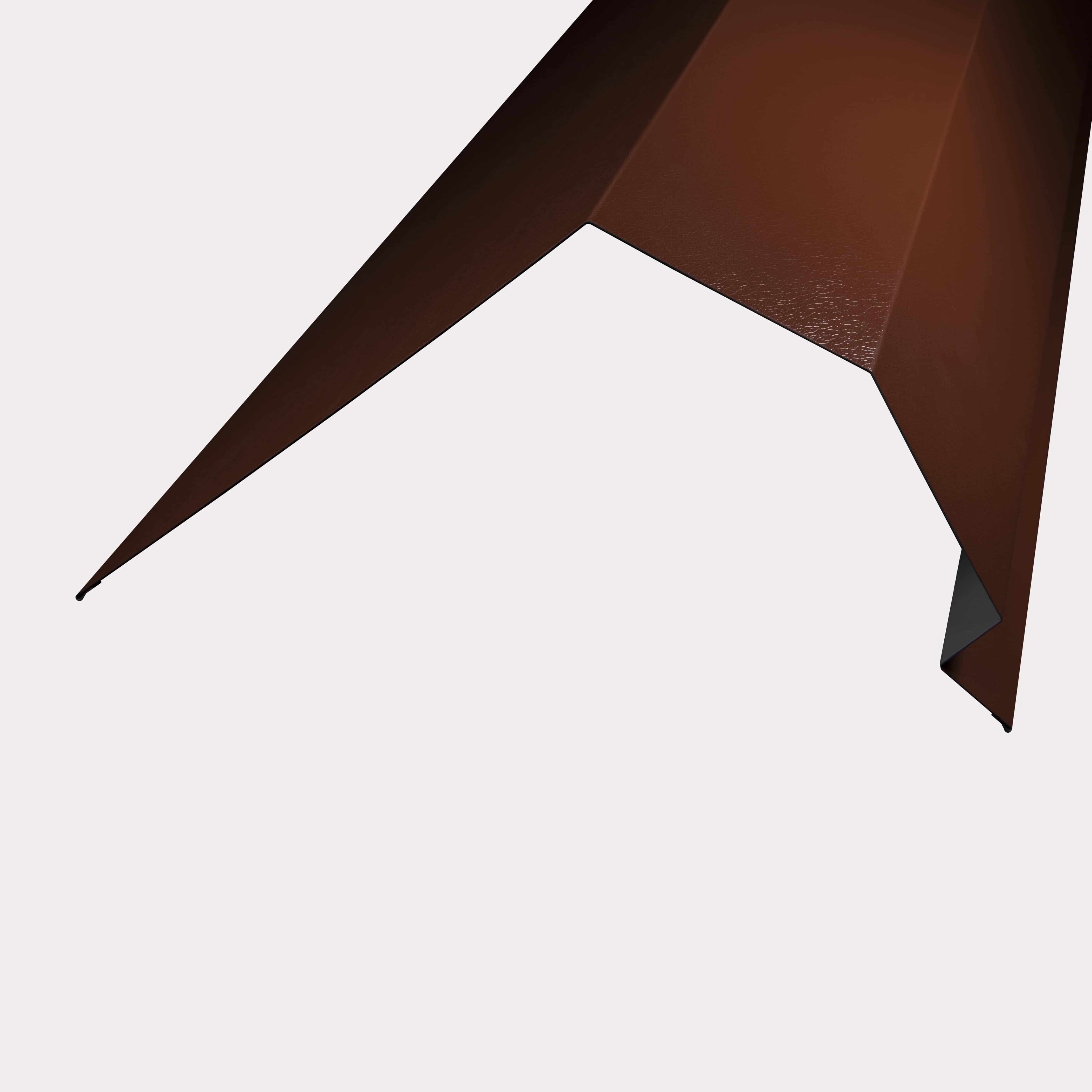 Hornsey Plastisol Coated Trimline Bargeboard Flashing - Terracotta Red