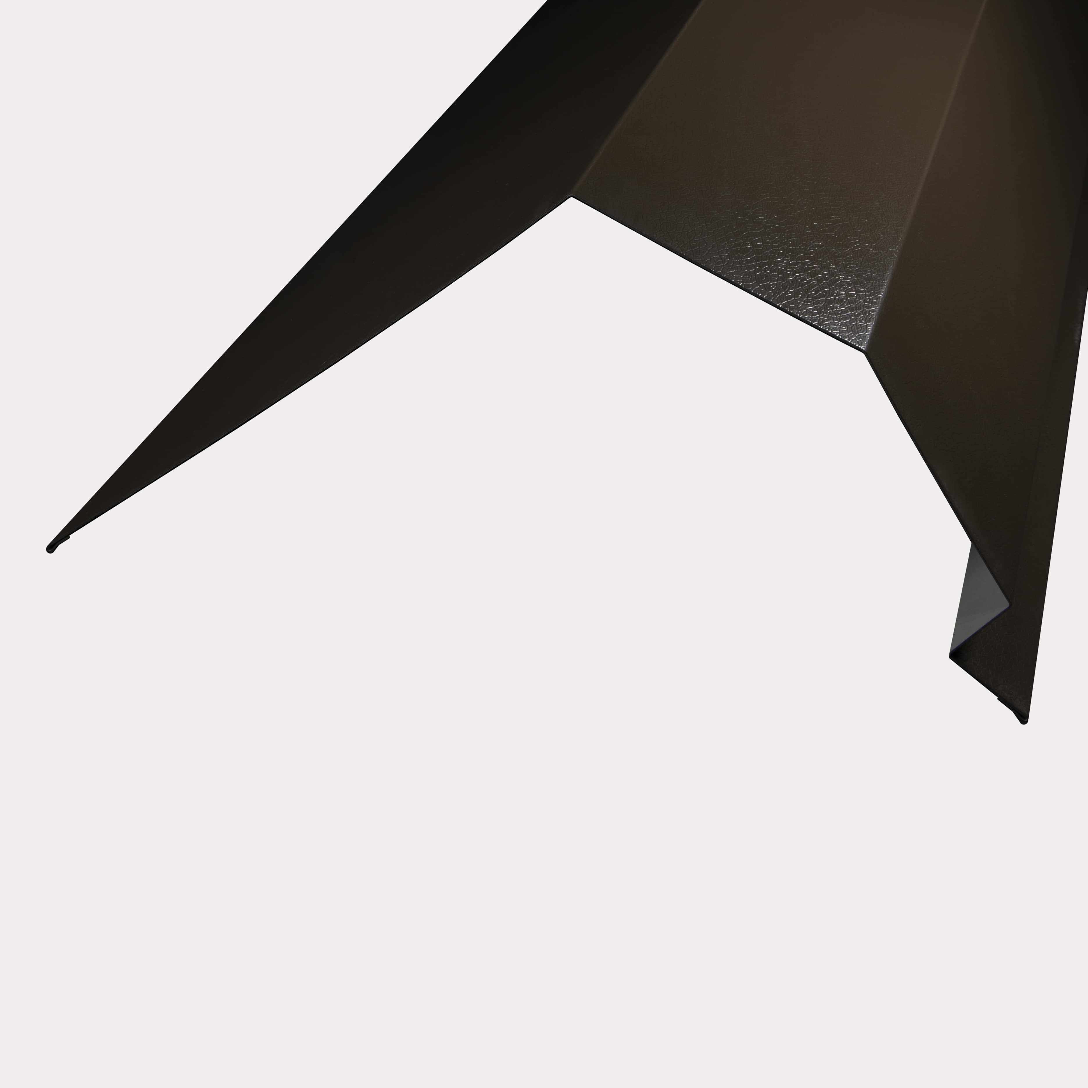 Hornsey Plastisol Coated Trimline Bargeboard Flashing - Vandyke Brown