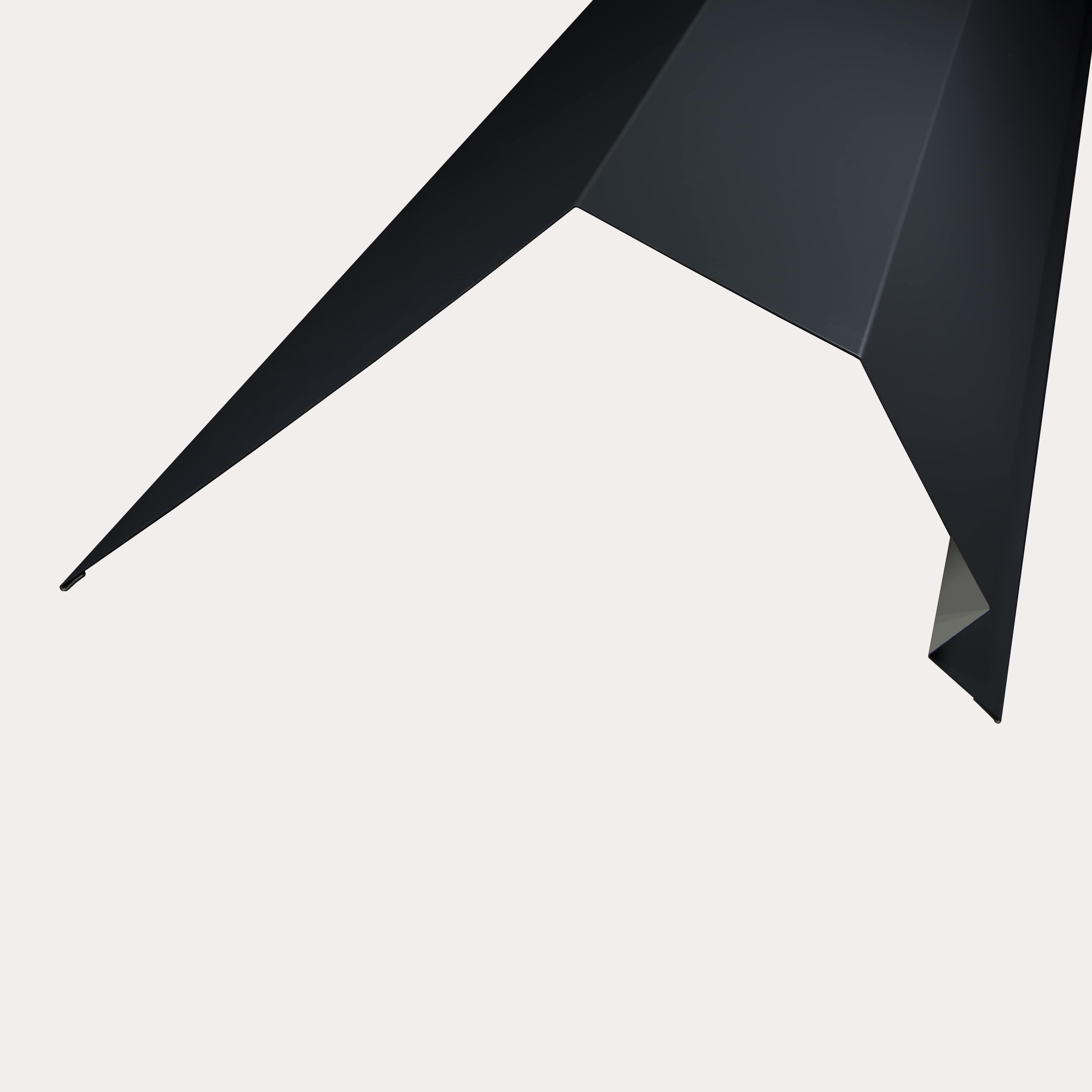 Hornsey Polyester Coated Trimline Bargeboard Flashing - Anthracite Grey