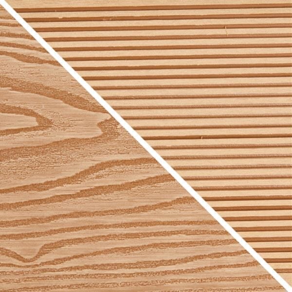Triton WPC Composite Double Faced Decking Board - Teak