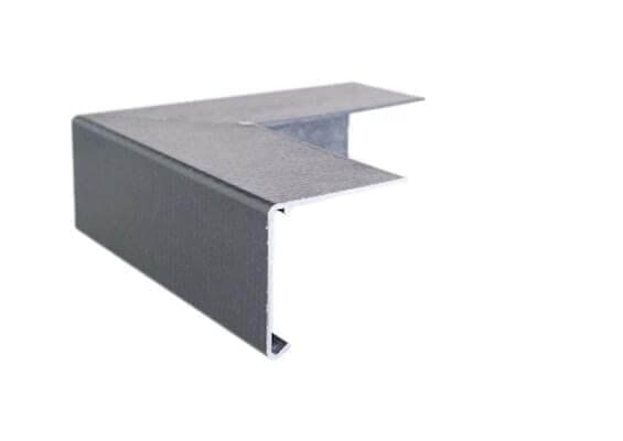 UltraFlex Preformed Drip Corner bundle of 10 for creating watertight, seamless roof edges.