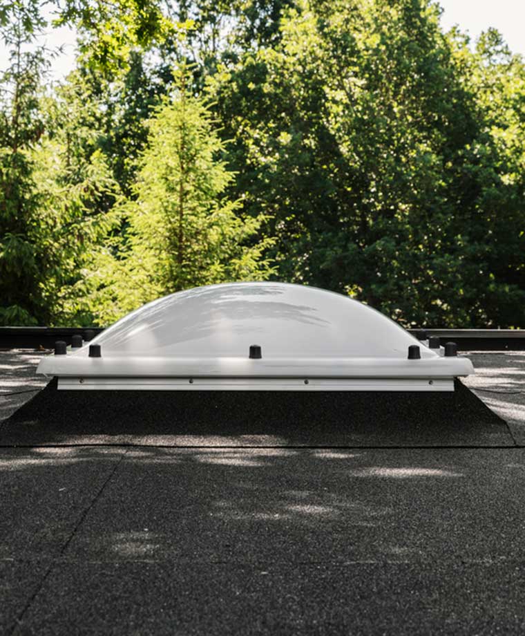 VELUX INTEGRA Flat Base with Opaque Dome Rooflight