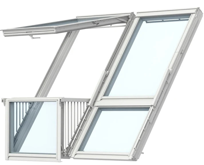 VELUX CABRIO GDL SK19 SK0L223 Double Balcony System for Slate - 238cm x 252cm