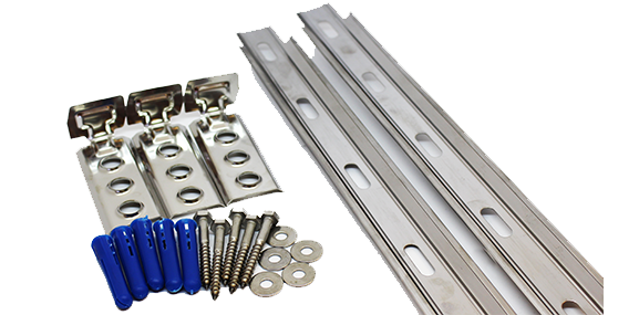 Samac Stainless Steel Wall Starter Kit - Box of 20