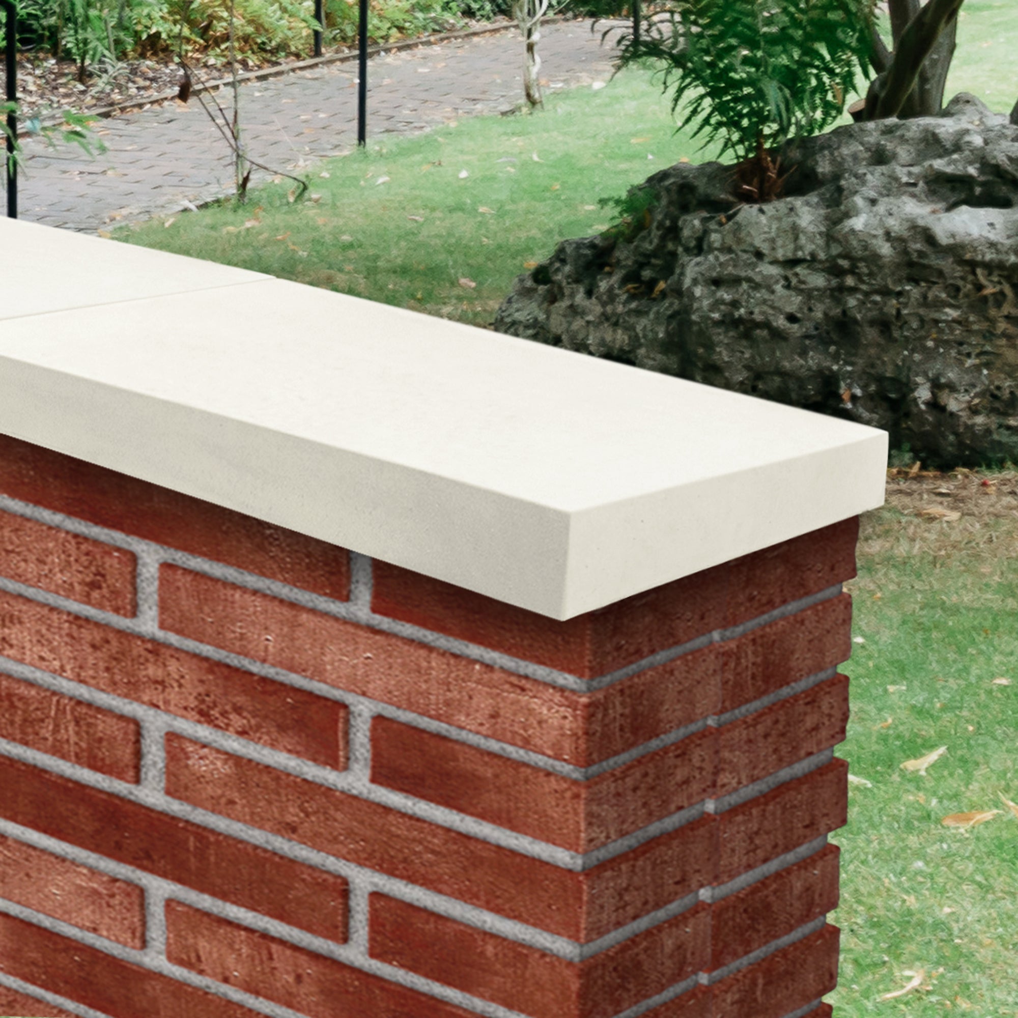 Willowcrete Single Weathered Concrete Coping Stone