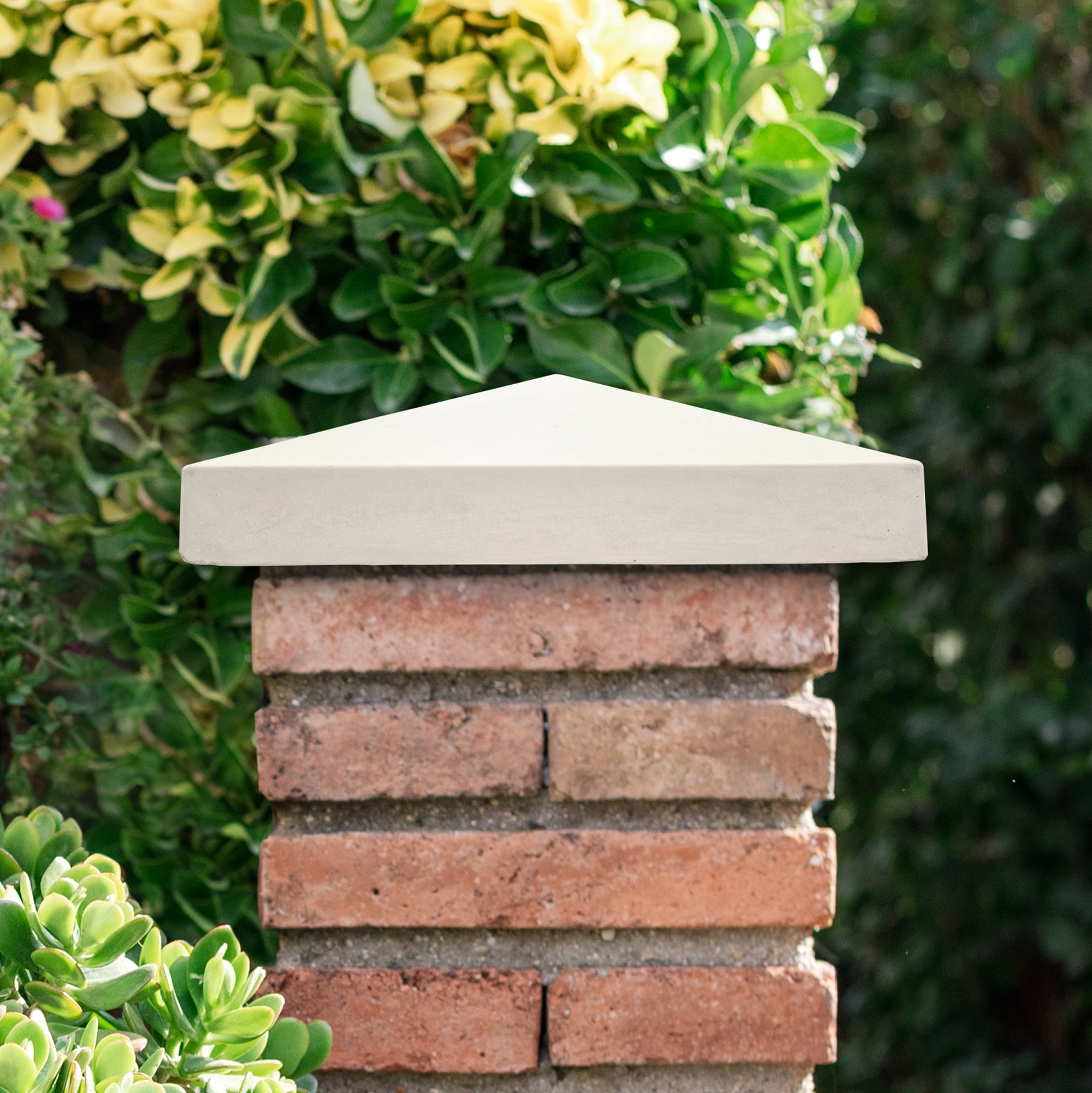 Willowcrete 4-Way Weathered Concrete Pier Cap