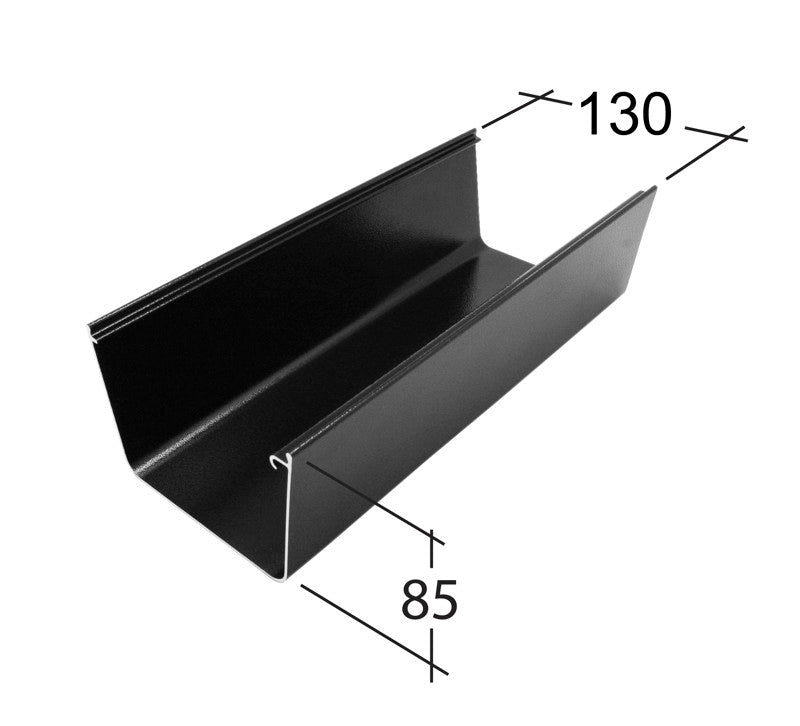 Alutec Evolve Aluminium Box Gutter 3m