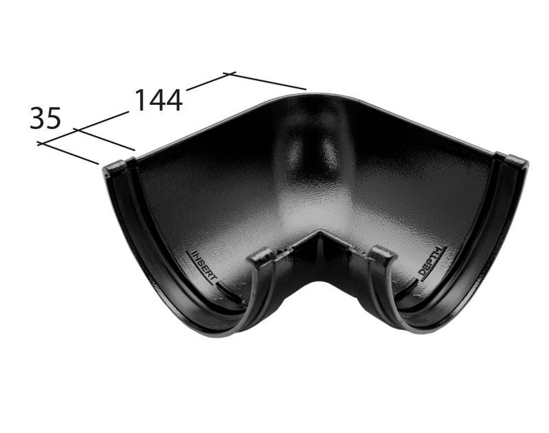 Alutec Evolve Deepflow Aluminium 90° Gutter Angle