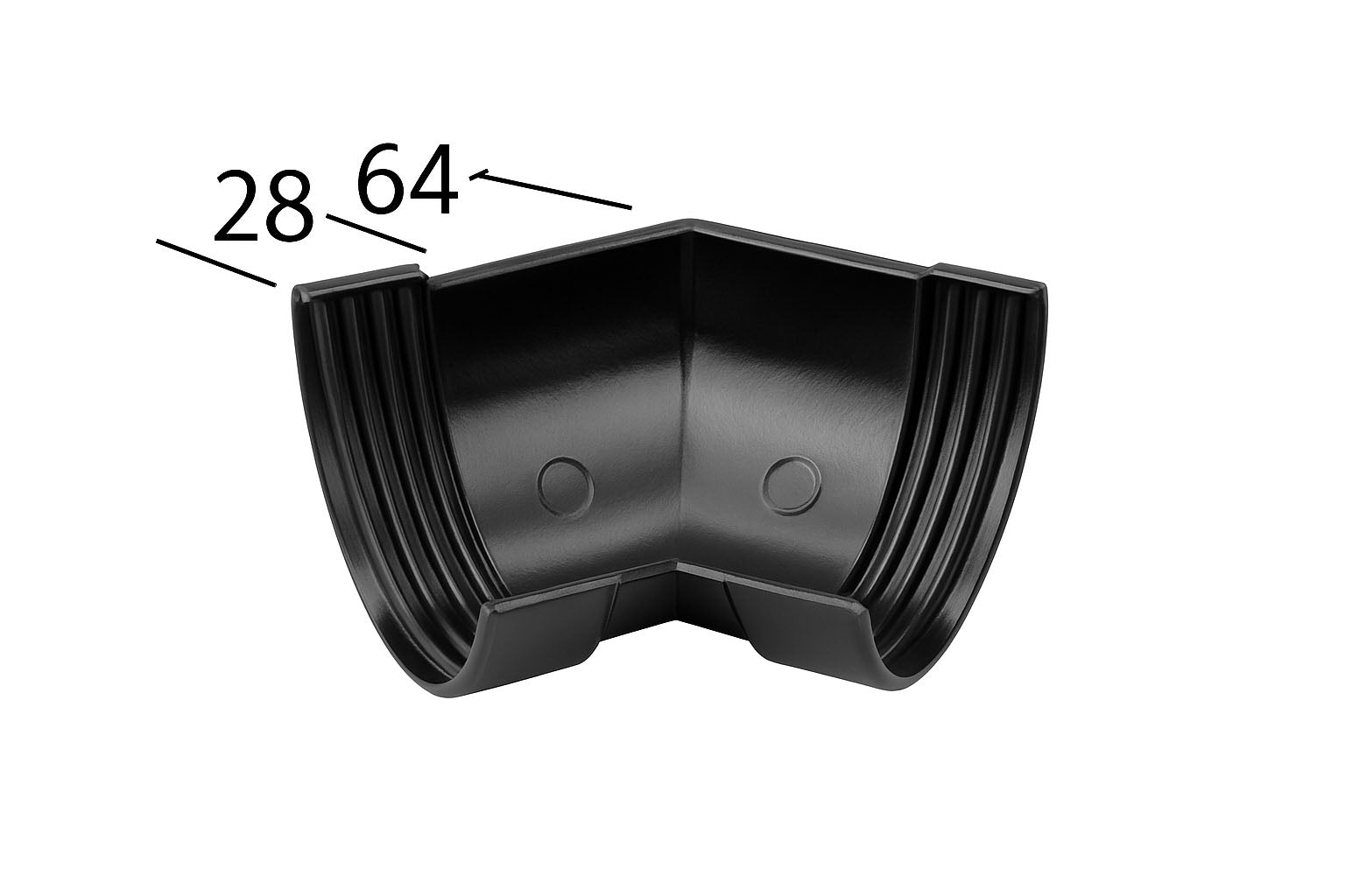 Alutec Evolve Deepflow Aluminium 135° Gutter Angle