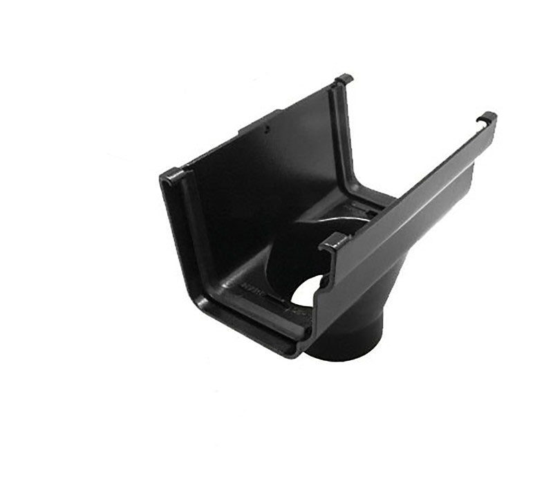 Alutec Evolve 76mm Aluminium Ogee Gutter Running Outlet