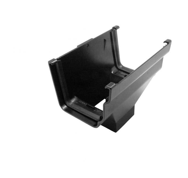 Alutec Evolve 72x72mm Aluminium Ogee Gutter Running Outlet