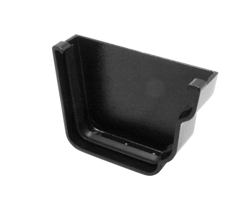 Alutec Evolve Aluminium Ogee Gutter Right Hand External Stop End