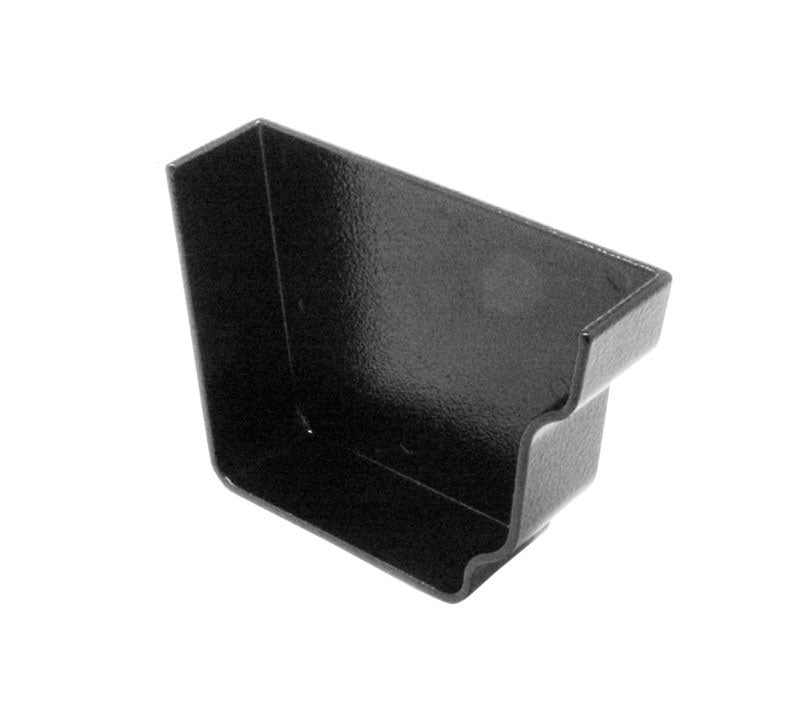 Alutec Evolve Aluminium Ogee Gutter Right Hand Internal Stop End