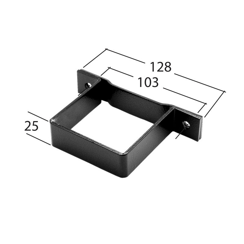 Alutec Traditional 72x72mm Aluminium Square Downpipe Clip