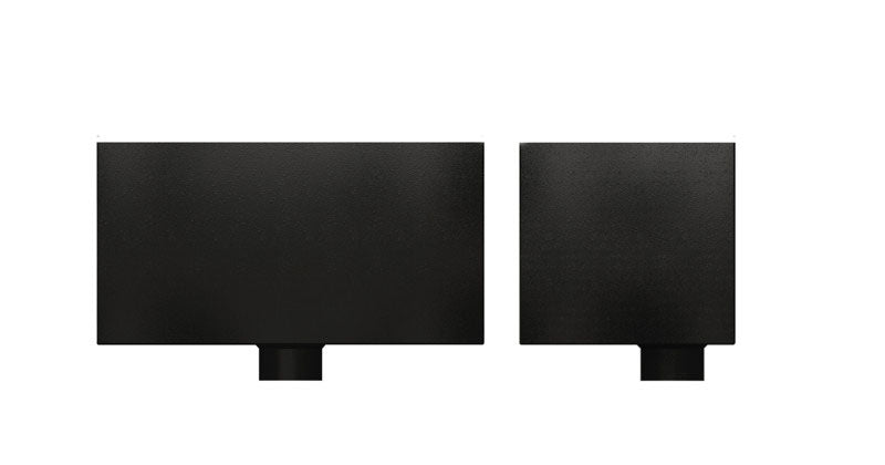 Alutec Tudor 76mm Large Contemporary Aluminium Downpipe Hopper