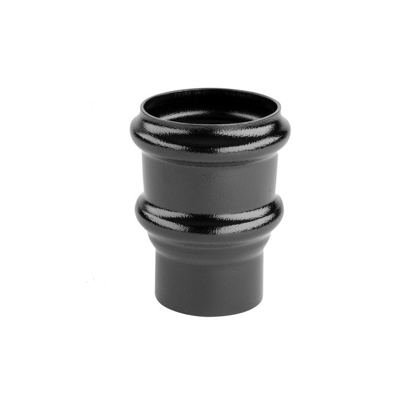 Alutec Tudor 76mm Non Eared Aluminium Downpipe Socket