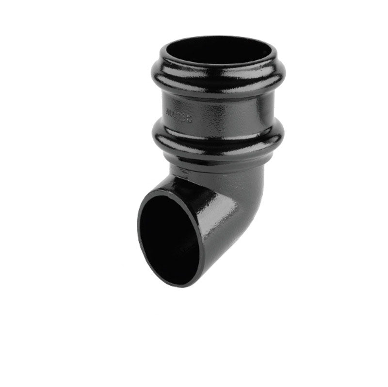 Alutec Tudor 76mm Non Eared Aluminium Downpipe Shoe