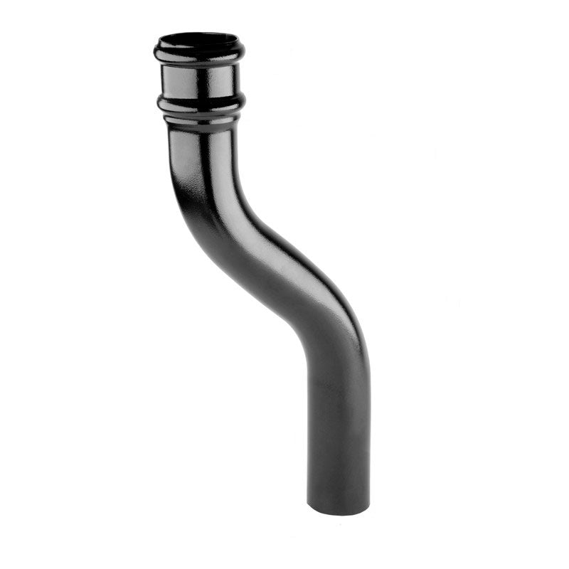 Alutec Tudor 76mm Aluminium Downpipe Offset Bend 150mm