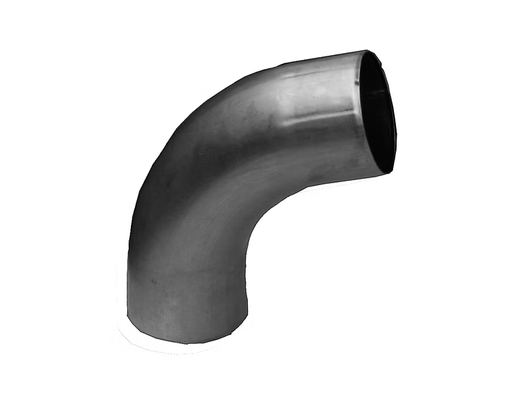 Metal Gutta zinc 72-degree bend for 80mm round zinc downpipes.