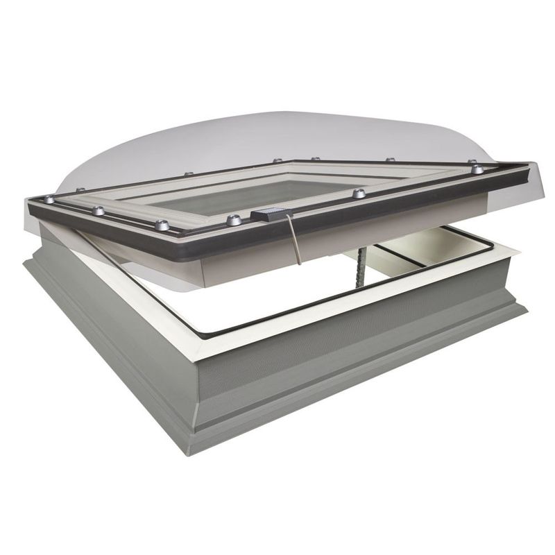 FAKRO Double Glazed Electric Opening Flat Roof Dome