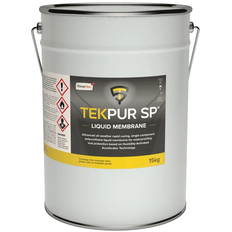 KoverTek TekPur SP liquid waterproofing membrane for durable roof refurbishment
