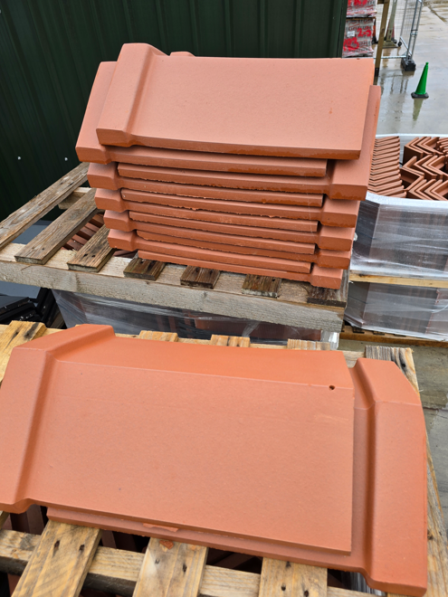 Marley Capped Angle Clay Ridge Tile 450mm