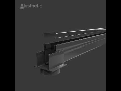 Alusthetic PVC Threshold Drainage Channel System Video