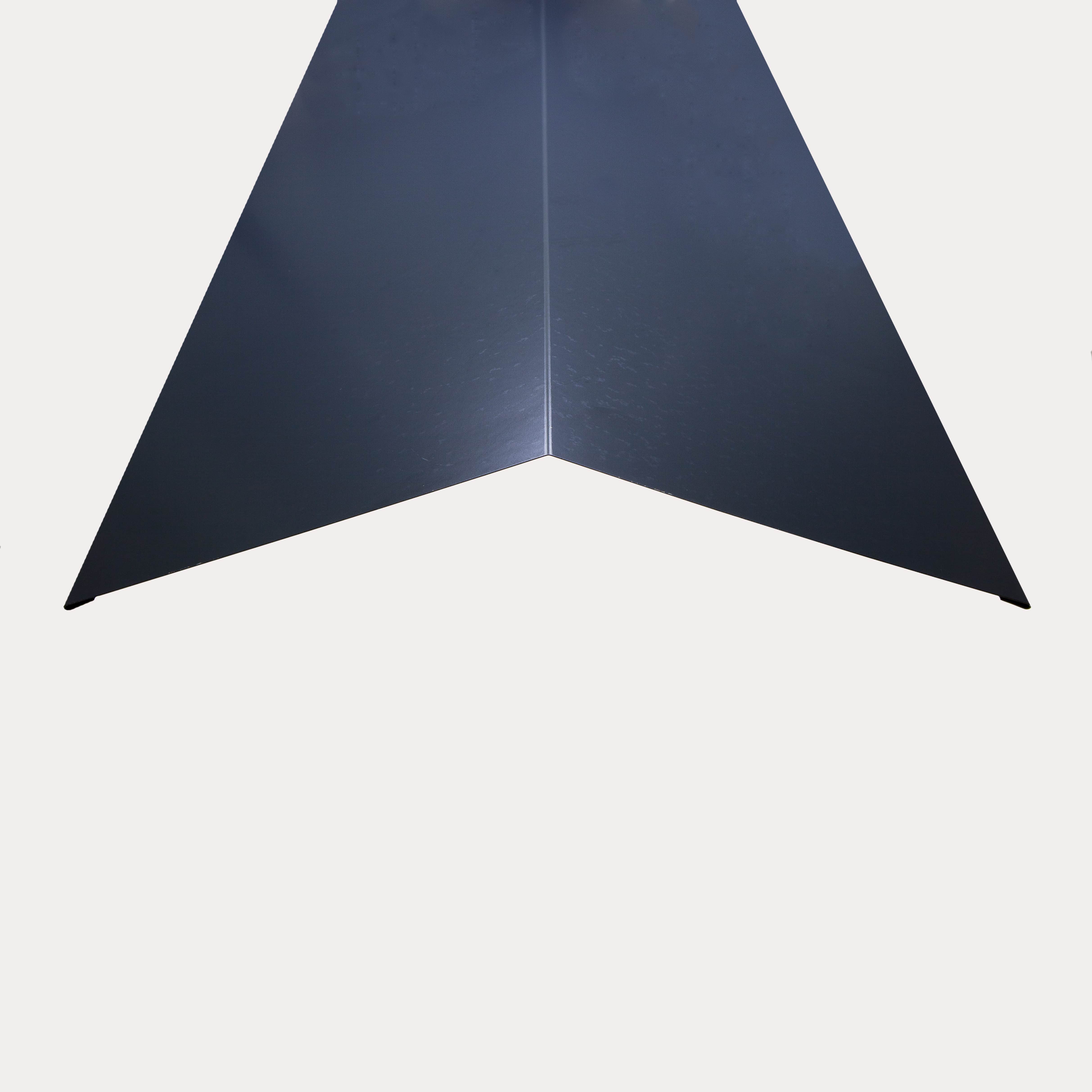Hornsey Polyester Coated Standard Steel Ridge Cap Flashing - Anthracite Grey